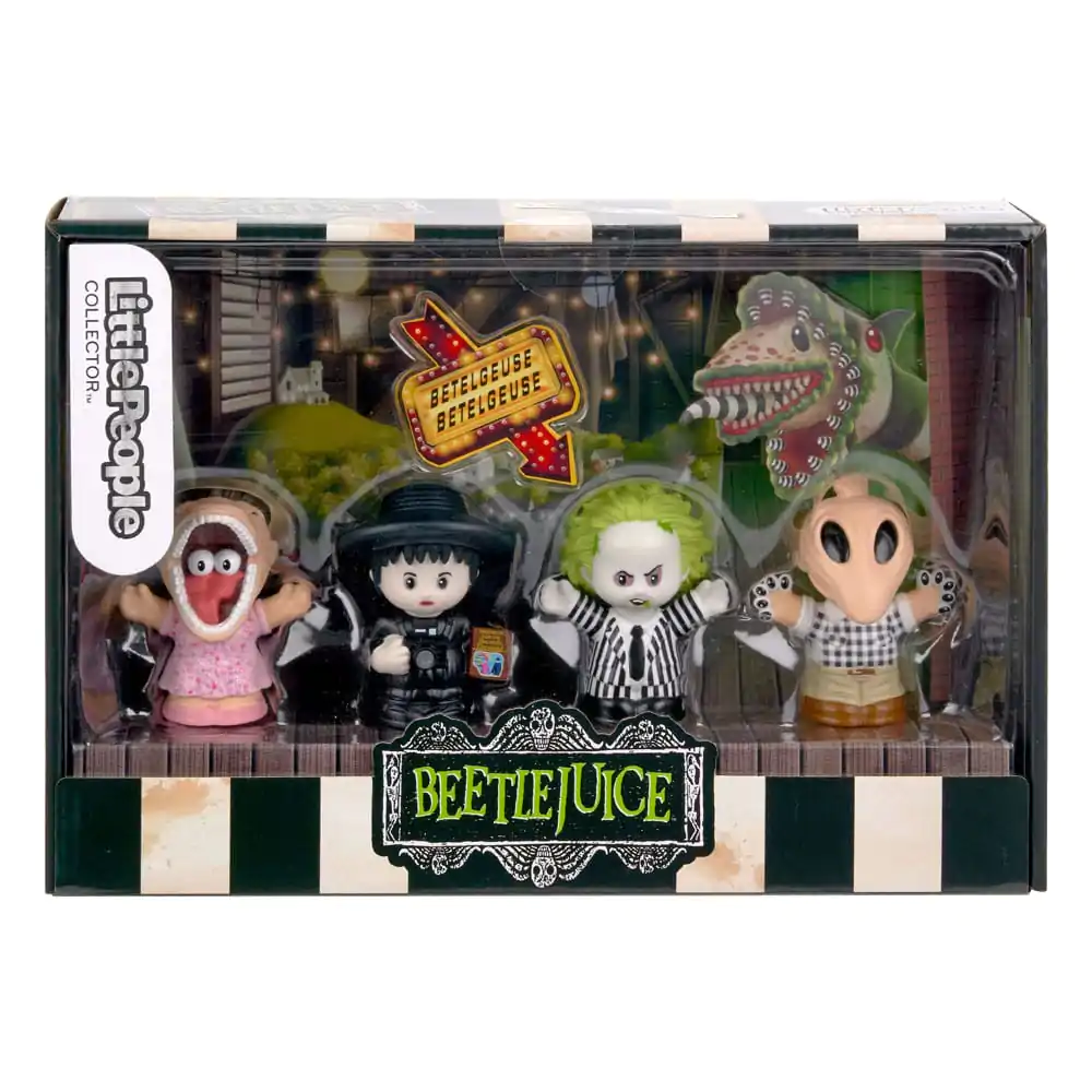 Beetlejuice Fisher-Price Little People Collector Mini Figuren 4er-Pack 7 cm Produktfoto