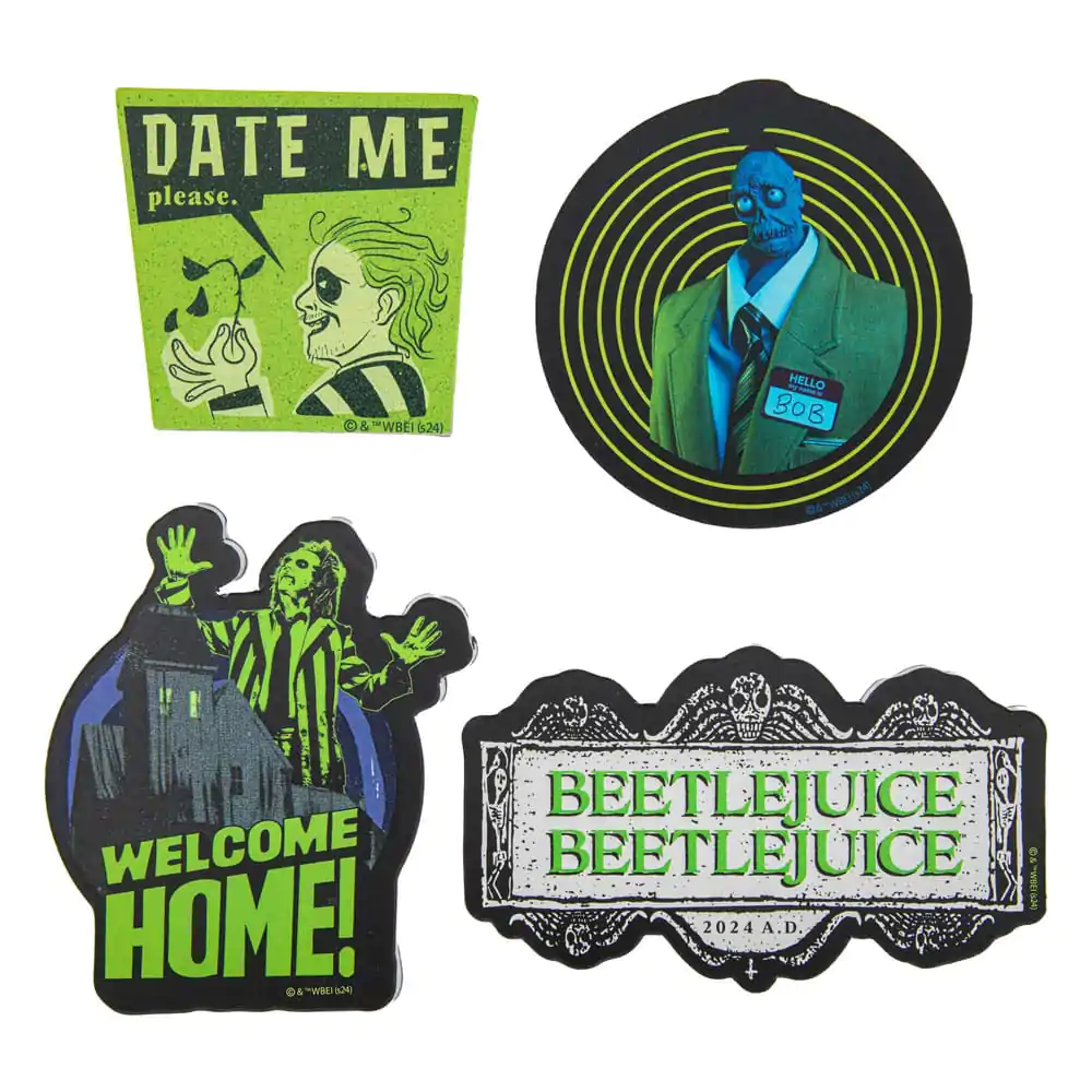 Beetlejuice Magnet 4er-Pack Produktfoto