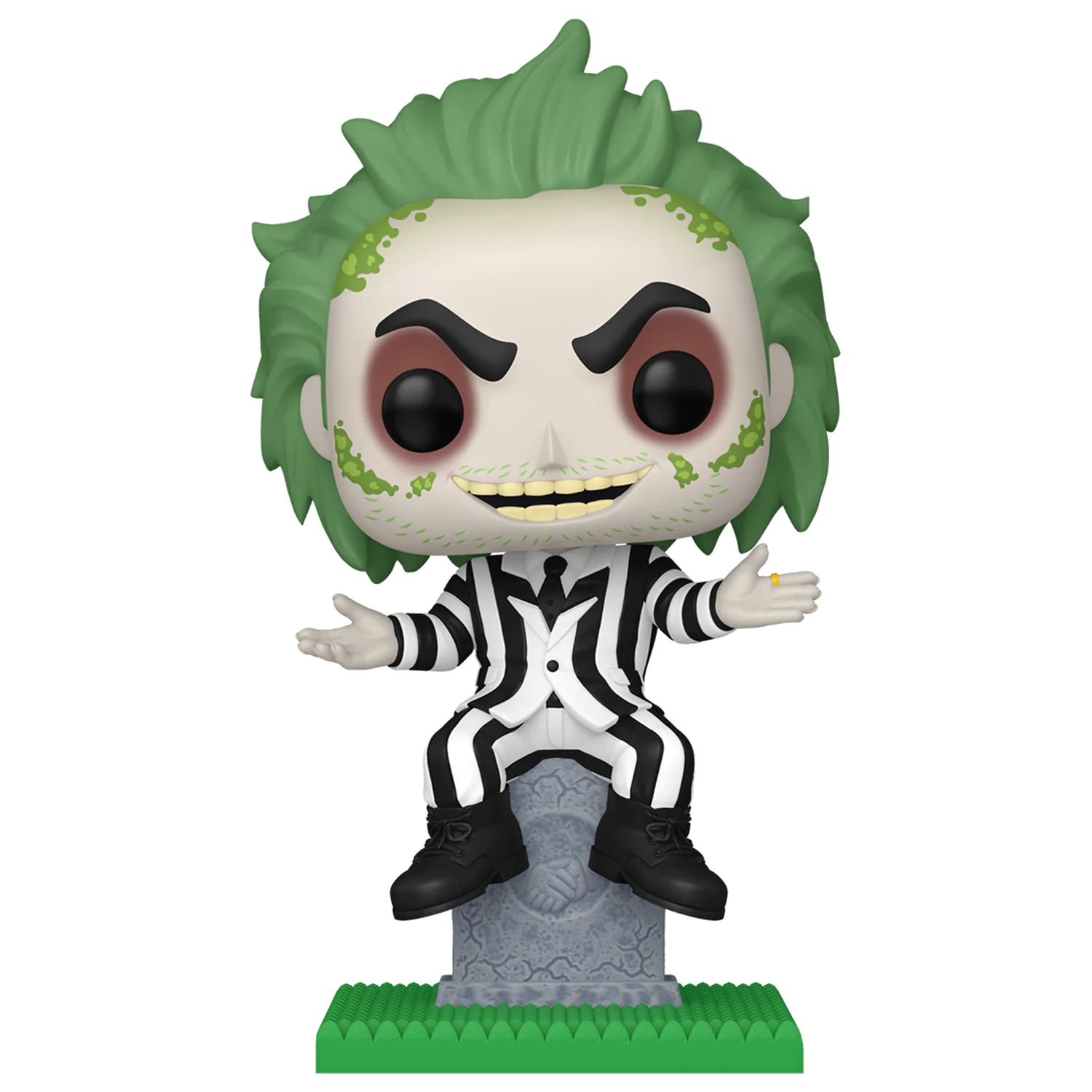 Beetlejuice Funko POP! Movies Vinyl Figur BTLJCE auf Stein (GW) Exclusive 9 cm Produktfoto