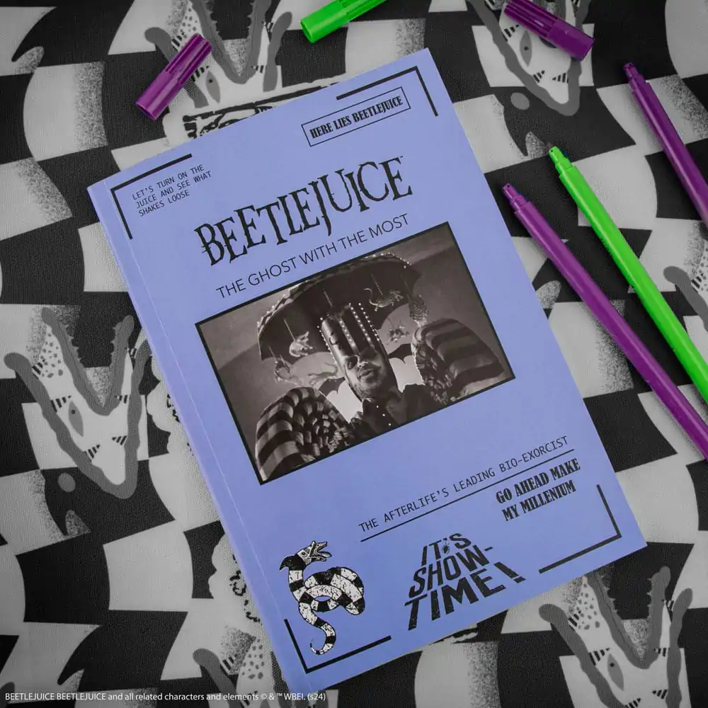 Beetlejuice Notizbuch It's Show Time Produktfoto