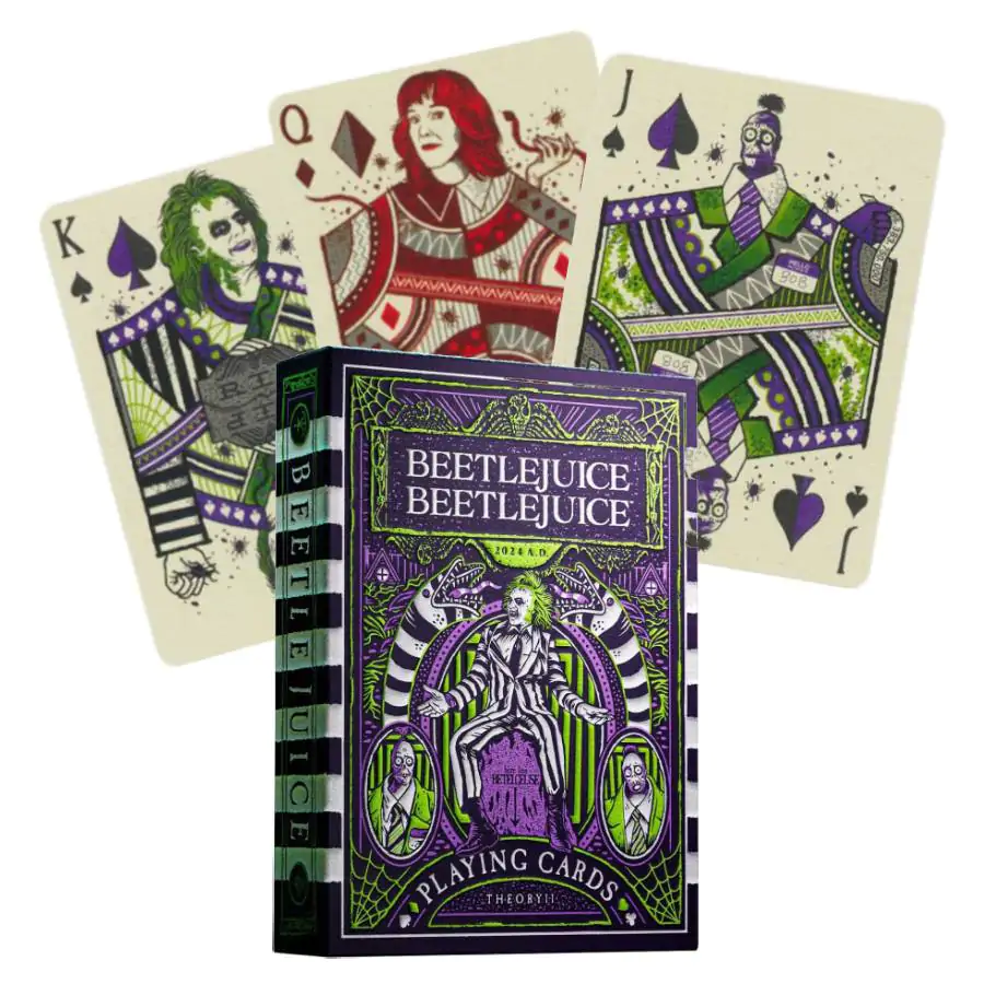 Beetlejuice Spielkarten Produktfoto