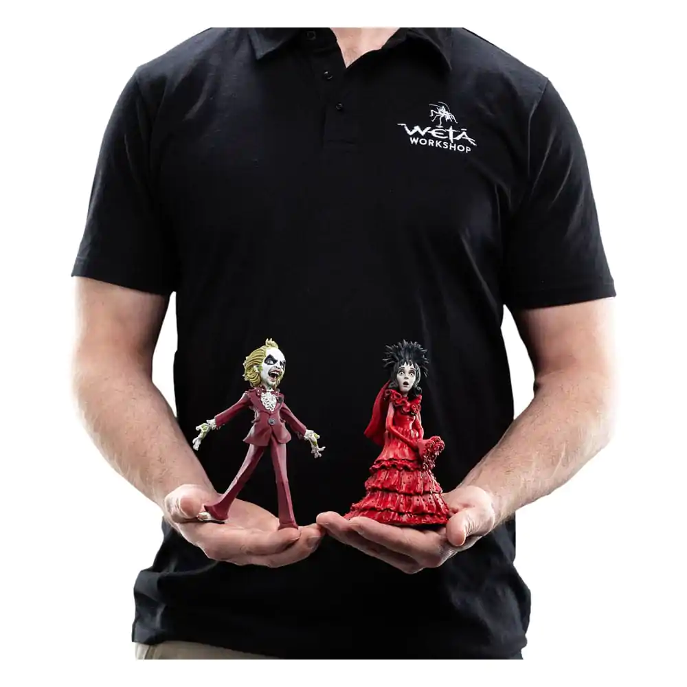 Beetlejuice Mini Epics Vinyl Figuren Betelgeus &amp; Lydia (Twin Pack) 16 cm Produktfoto