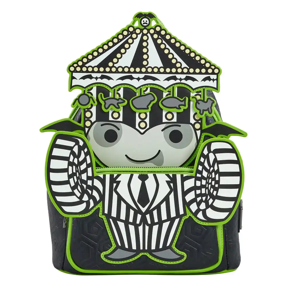 Beetlejuice by Loungefly Rucksack Mini Pinstripe termékfotó