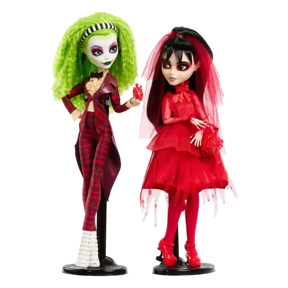 Beetlejuice Beetlejuice Monster High Skullector Puppen 2er-Pack Betelgeuse & Lydia 25 cm Produktfoto