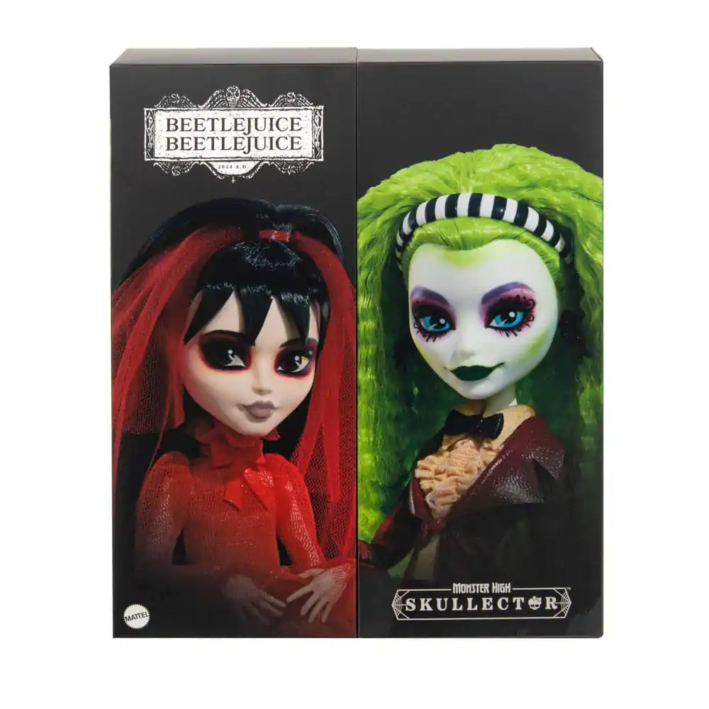 Beetlejuice Beetlejuice Monster High Skullector Puppen 2er-Pack Betelgeuse & Lydia 25 cm Produktfoto