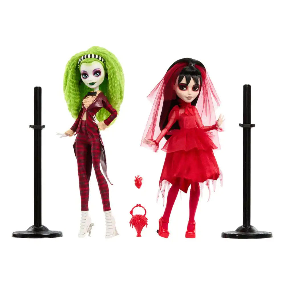 Beetlejuice Beetlejuice Monster High Skullector Puppen 2er-Pack Betelgeuse & Lydia 25 cm Produktfoto