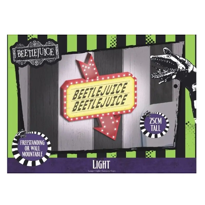 Beetlejuice Poster Lampe Produktfoto