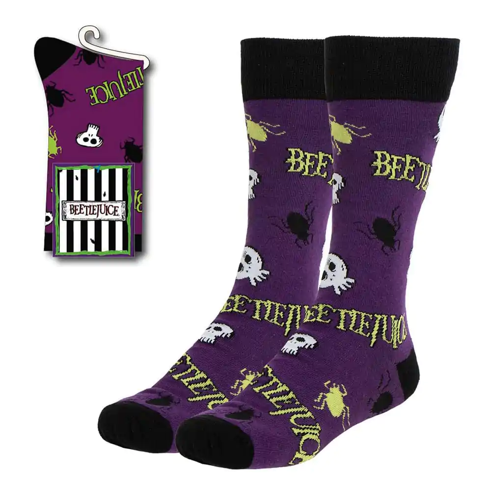 Beetlejuice Socken Lila 38-45 Produktfoto