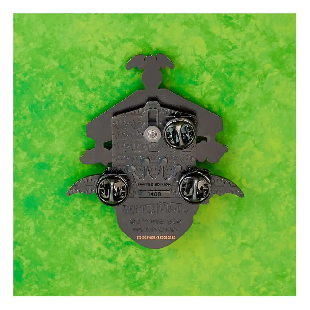 Beetlejuice by Loungefly Sliding Enamel Pin Ansteck-Pin Carousell Hat Sliding Limited Edition 8 cm Produktfoto