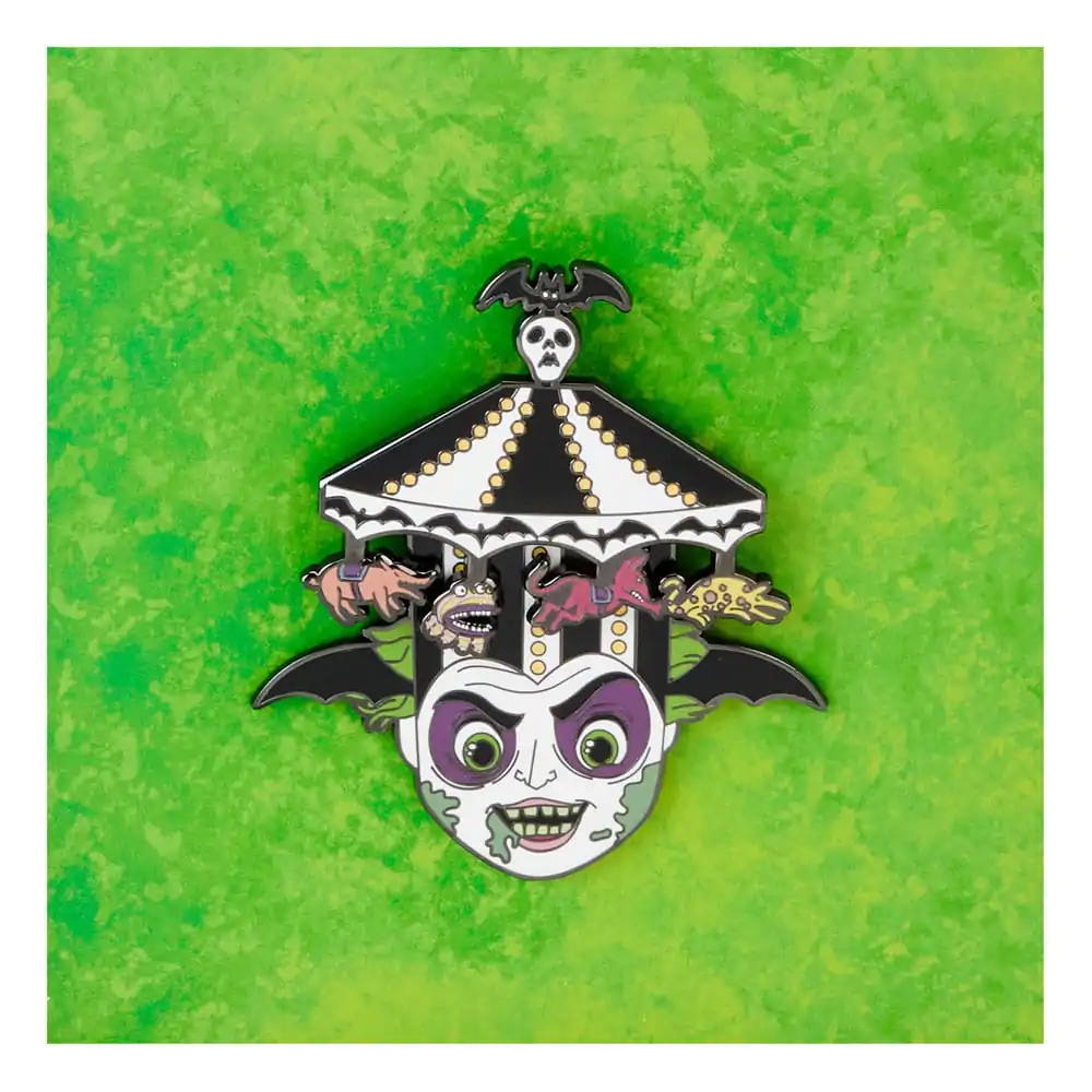 Beetlejuice by Loungefly Sliding Enamel Pin Ansteck-Pin Carousell Hat Sliding Limited Edition 8 cm Produktfoto