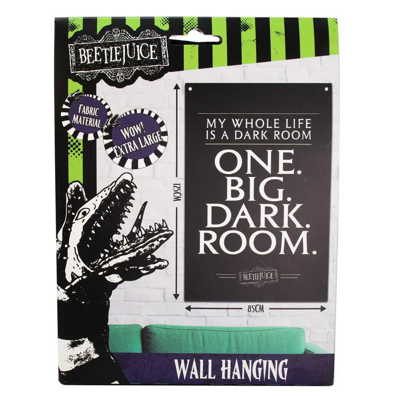 Beetlejuice Stoff Plakat Produktfoto