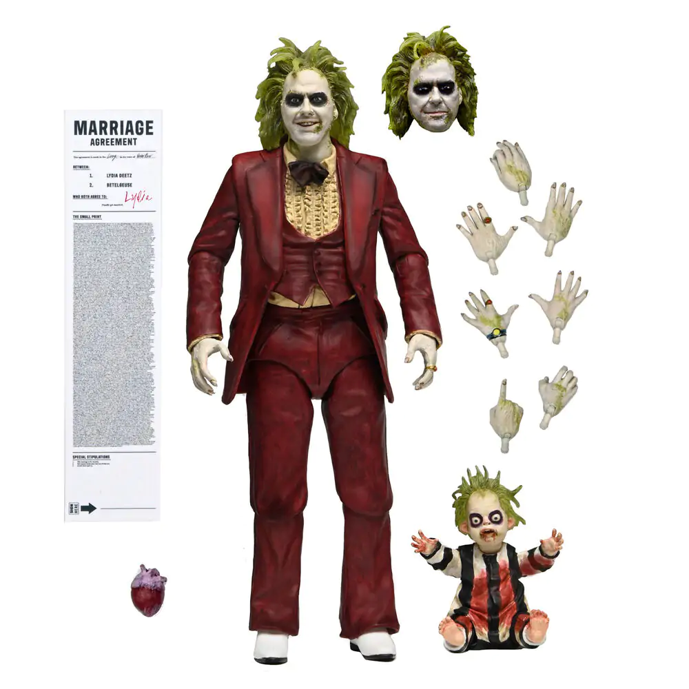 Beetlejuice Ultimate Beetlejuice Wedding Tuxedo Figur 18 cm Produktfoto