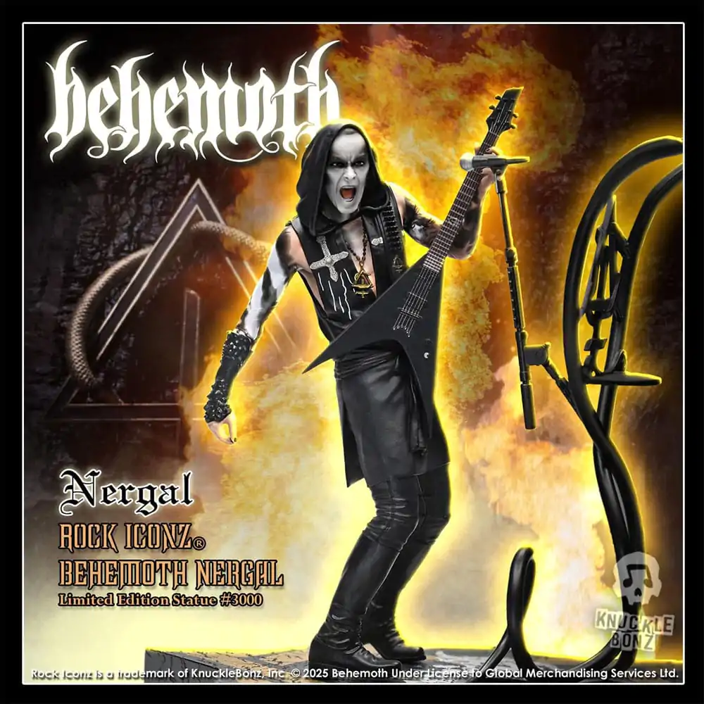 Behemoth Rock Iconz Statue Nergal 22 cm Produktfoto