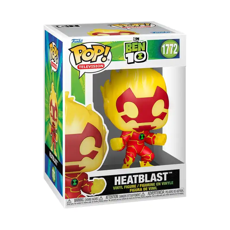 Ben 10 Funko POP! TV Vinyl Figur Heatblast 9 cm Produktfoto