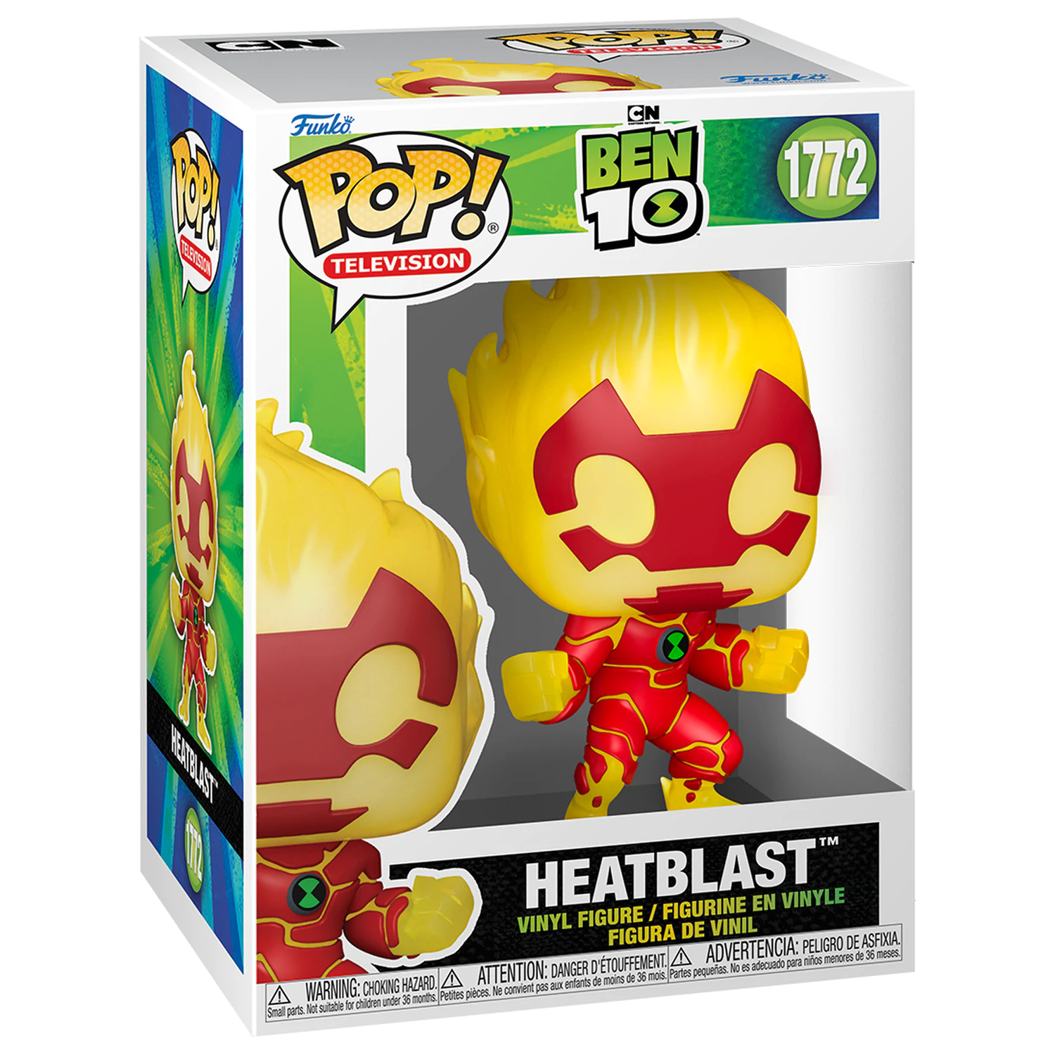 Ben 10 Funko POP! TV Vinyl Figur Heatblast 9 cm Produktfoto