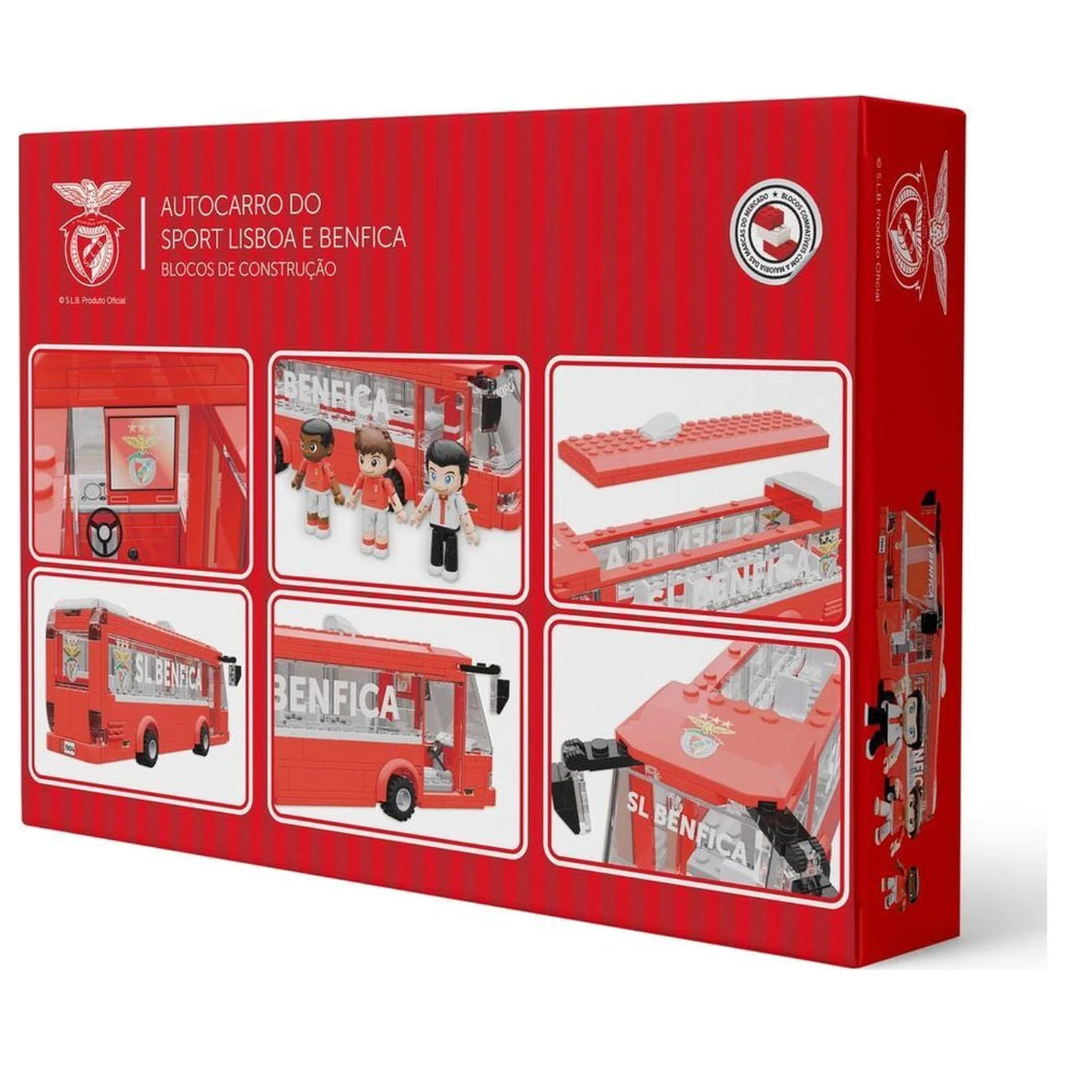 Benfica Bus-Set mit Figuren 332 Teile Produktfoto
