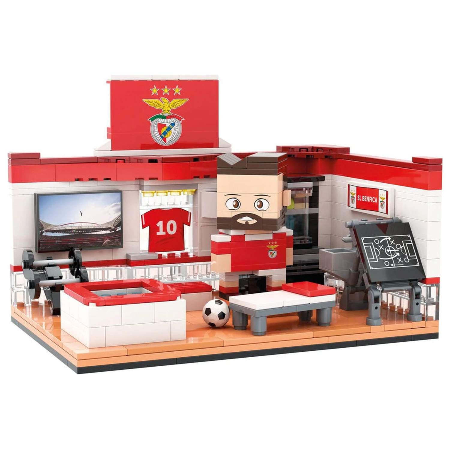 Benfica Umkleidezimmer-Set mit Figur 468 Teile Produktfoto