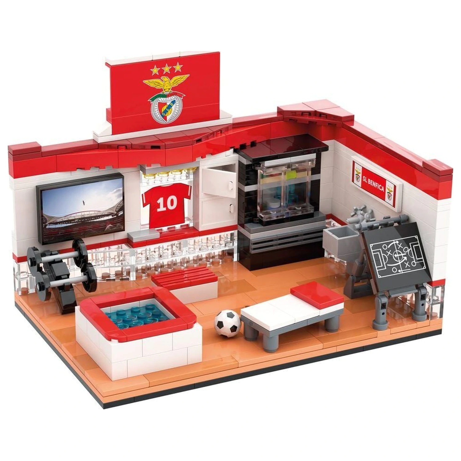 Benfica Umkleidezimmer-Set mit Figur 468 Teile Produktfoto