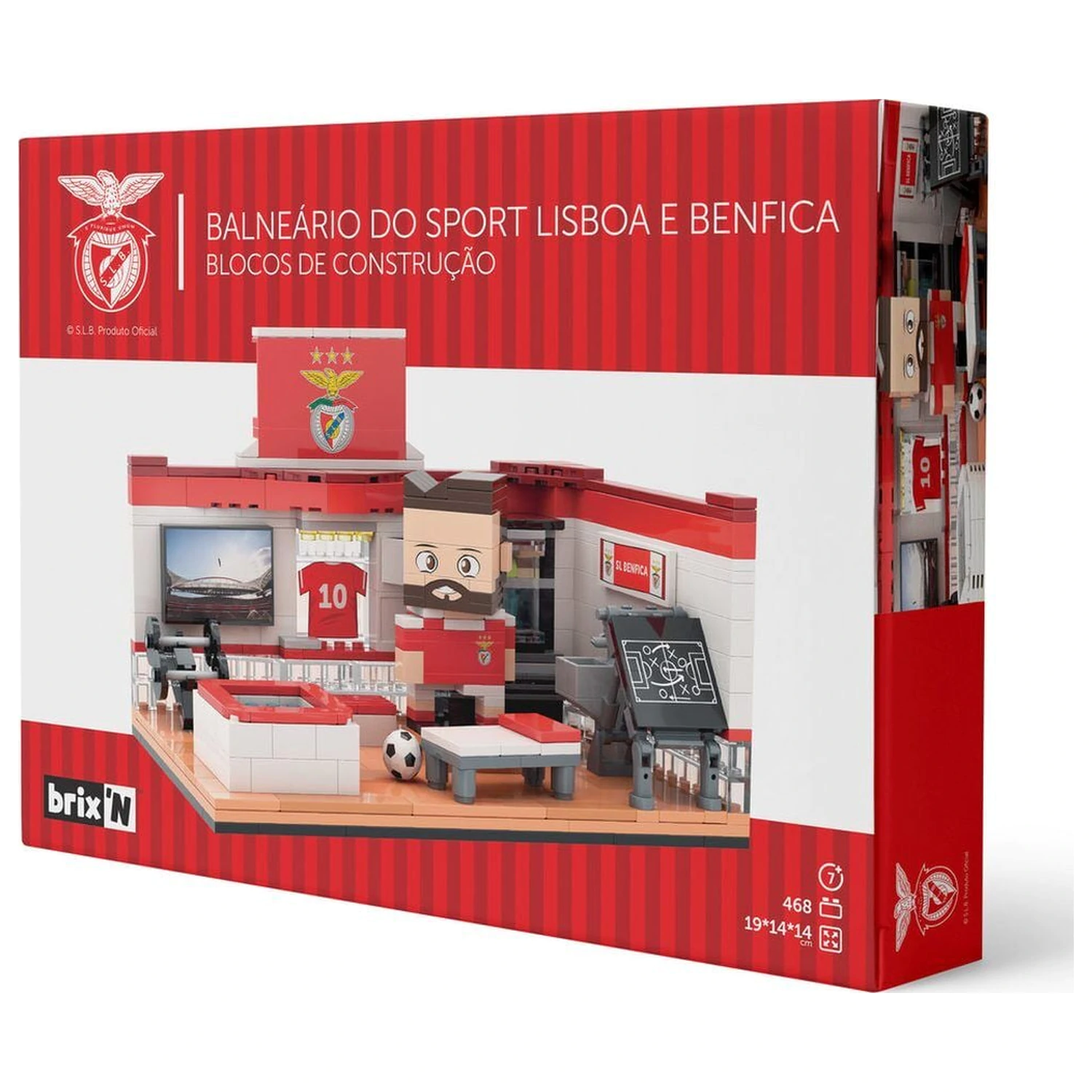 Benfica Umkleidezimmer-Set mit Figur 468 Teile Produktfoto