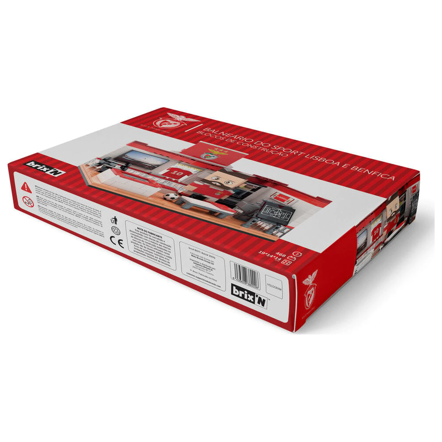 Benfica Umkleidezimmer-Set mit Figur 468 Teile Produktfoto