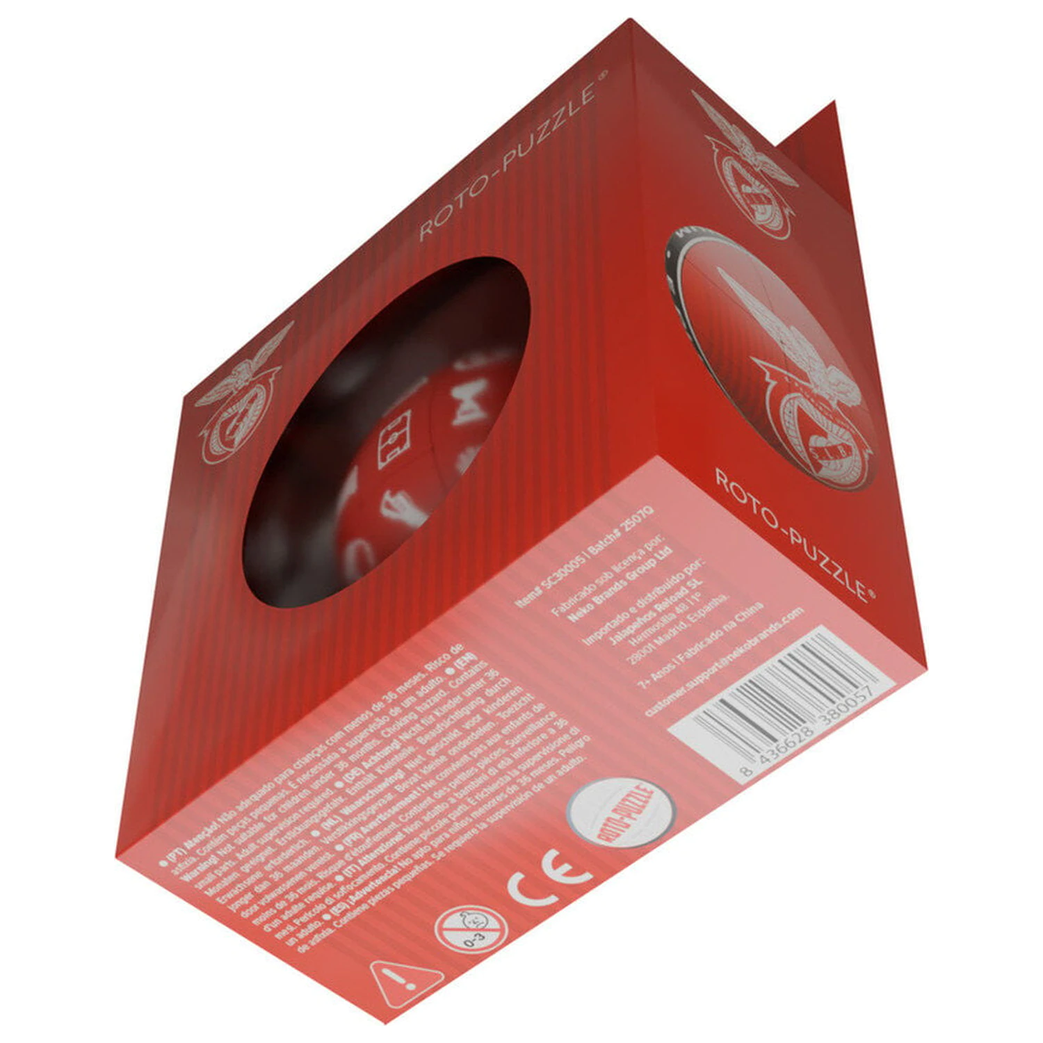 Benfica Kugel Puzzle Set 6cm Produktfoto