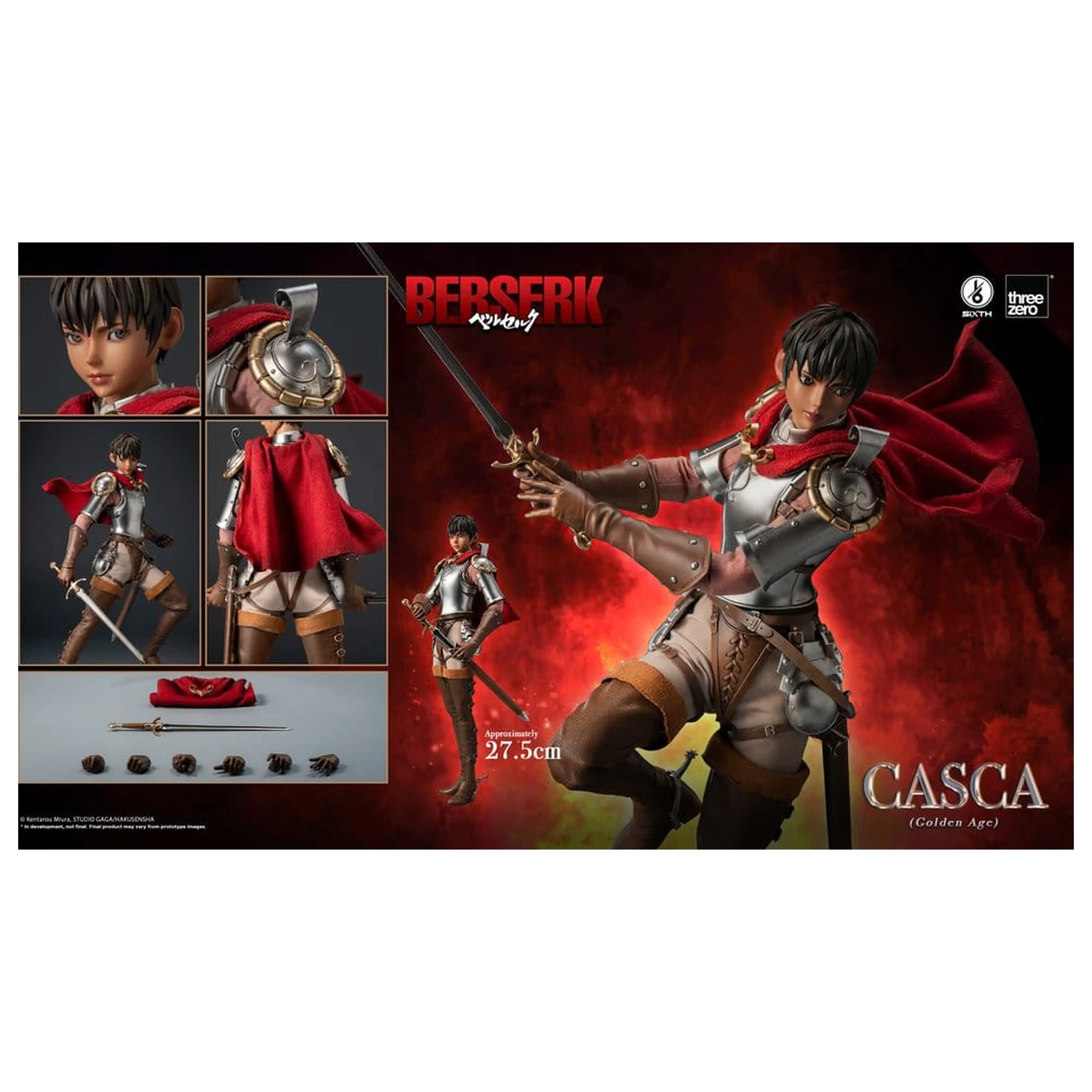 Berserk Actionfigur 1/6 Casca (Golden Age) 28 cm Produktfoto