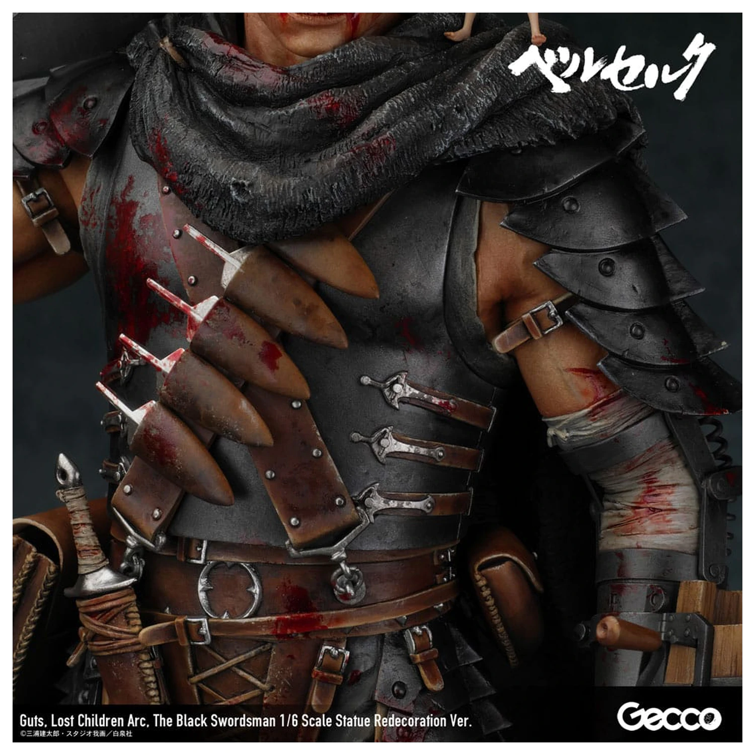 Berserk Statue 1/6 Guts Lost Children Arc The Black Swordsman Redecoration Ver. 38 cm Produktfoto