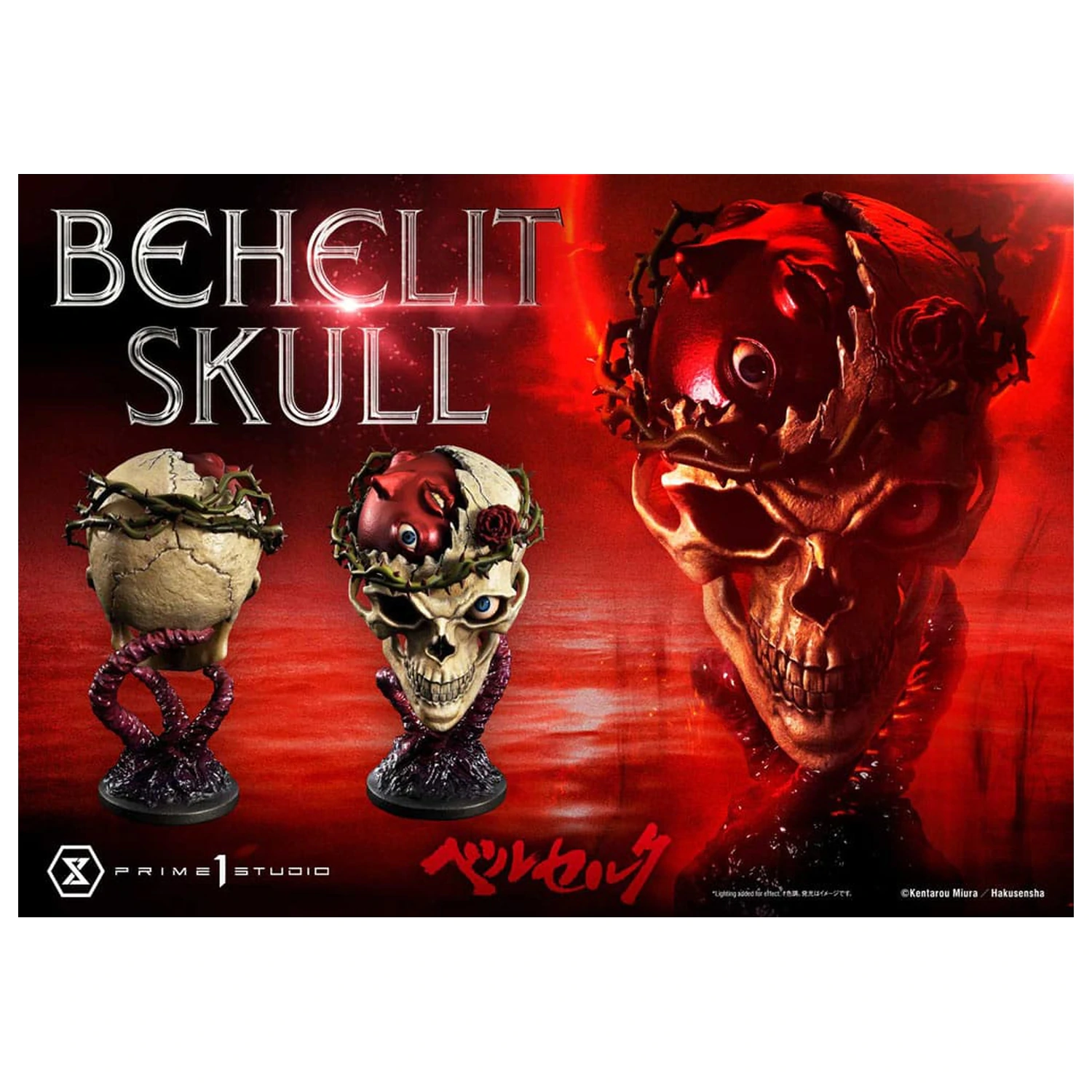 Berserk Life Scale Masterline Series Statue 1/4 Behelit Skull 20 cm Produktfoto