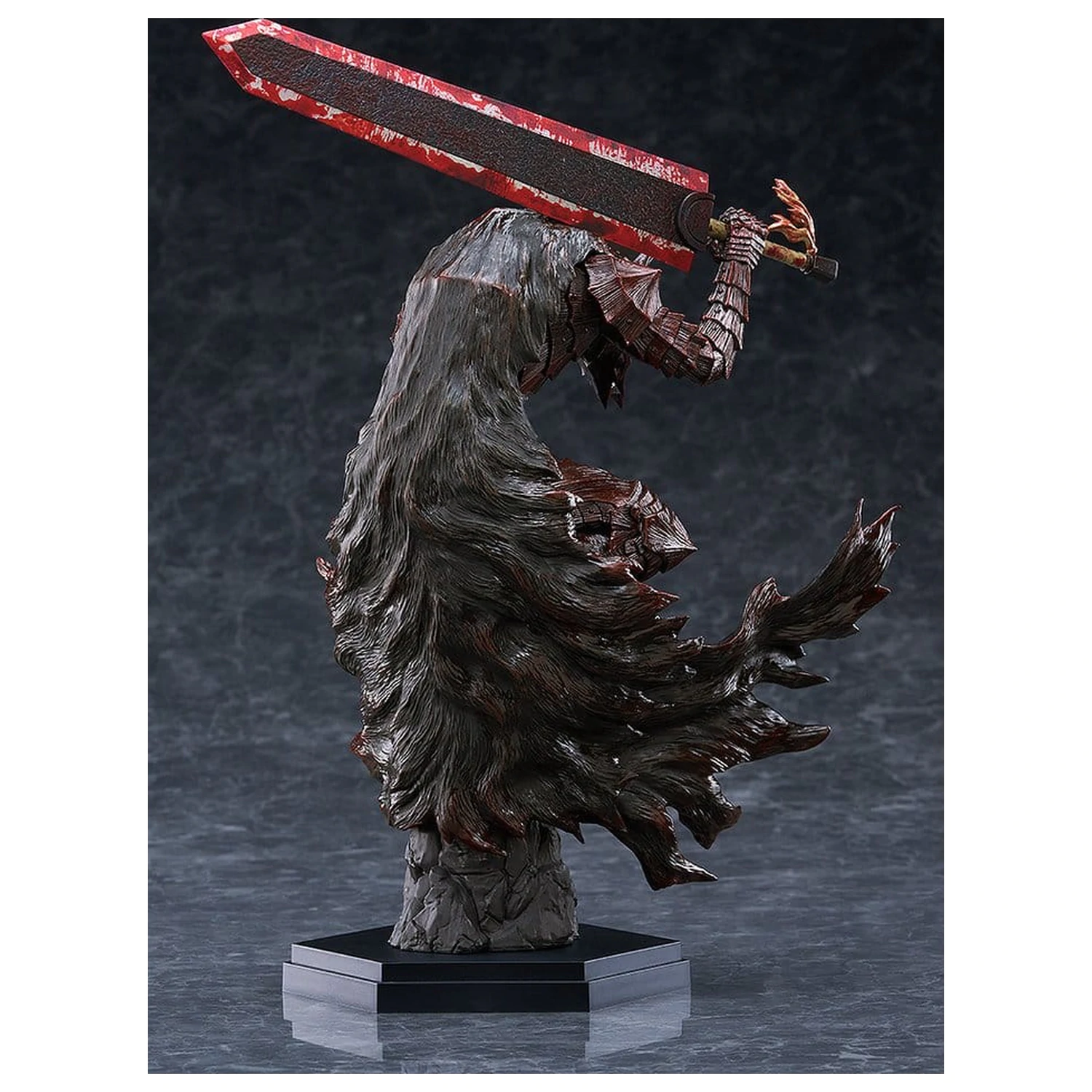 Berserk Pop Up Parade PVC Figur Guts (Berserker Armor): Bloody Paint Ver. L Size 28 cm Produktfoto