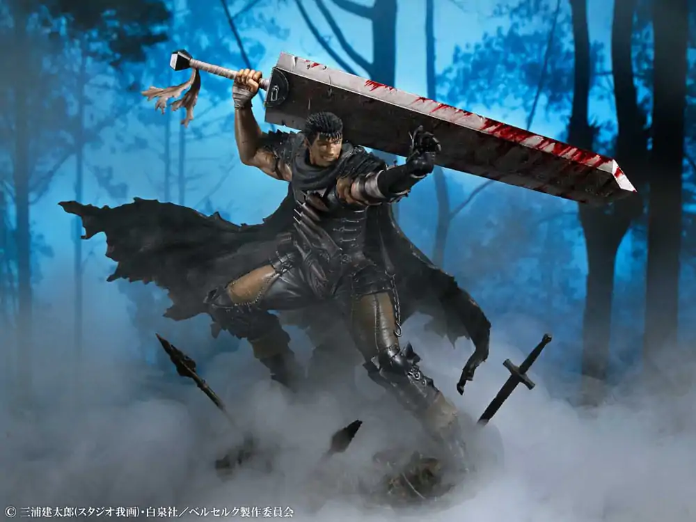 Berserk PVC Statue 1/7 Guts Black Swordsman Ver. 26 cm termékfotó