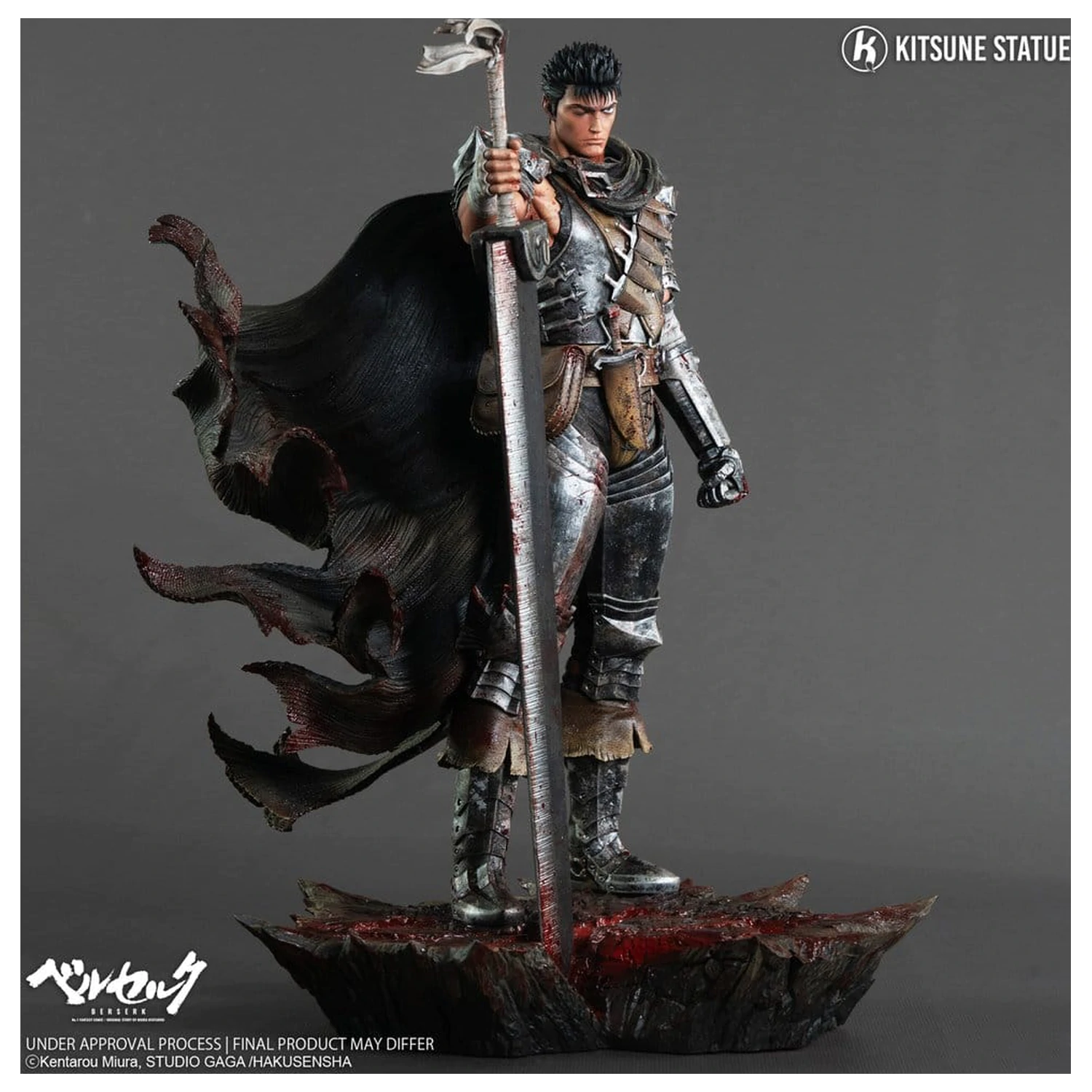 Berserk Statue 1/6 Guts 38 cm Produktfoto