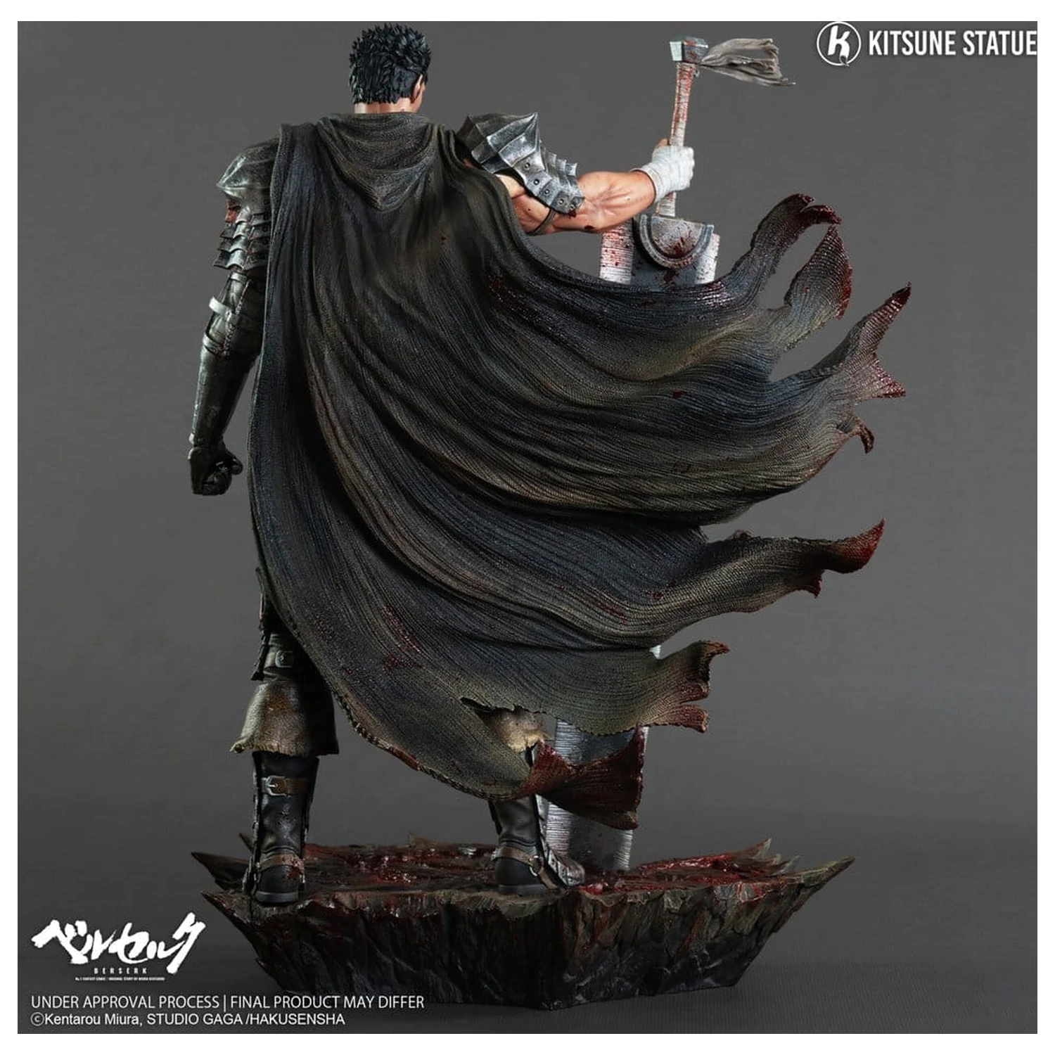 Berserk Statue 1/6 Guts 38 cm Produktfoto