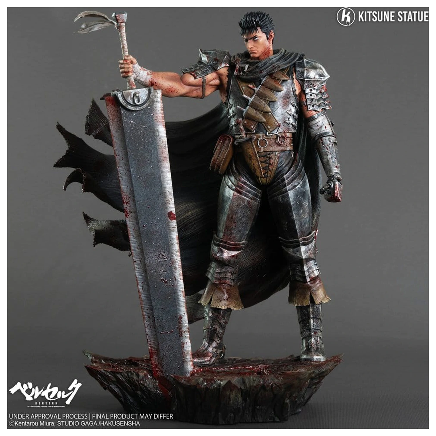 Berserk Statue 1/6 Guts 38 cm Produktfoto
