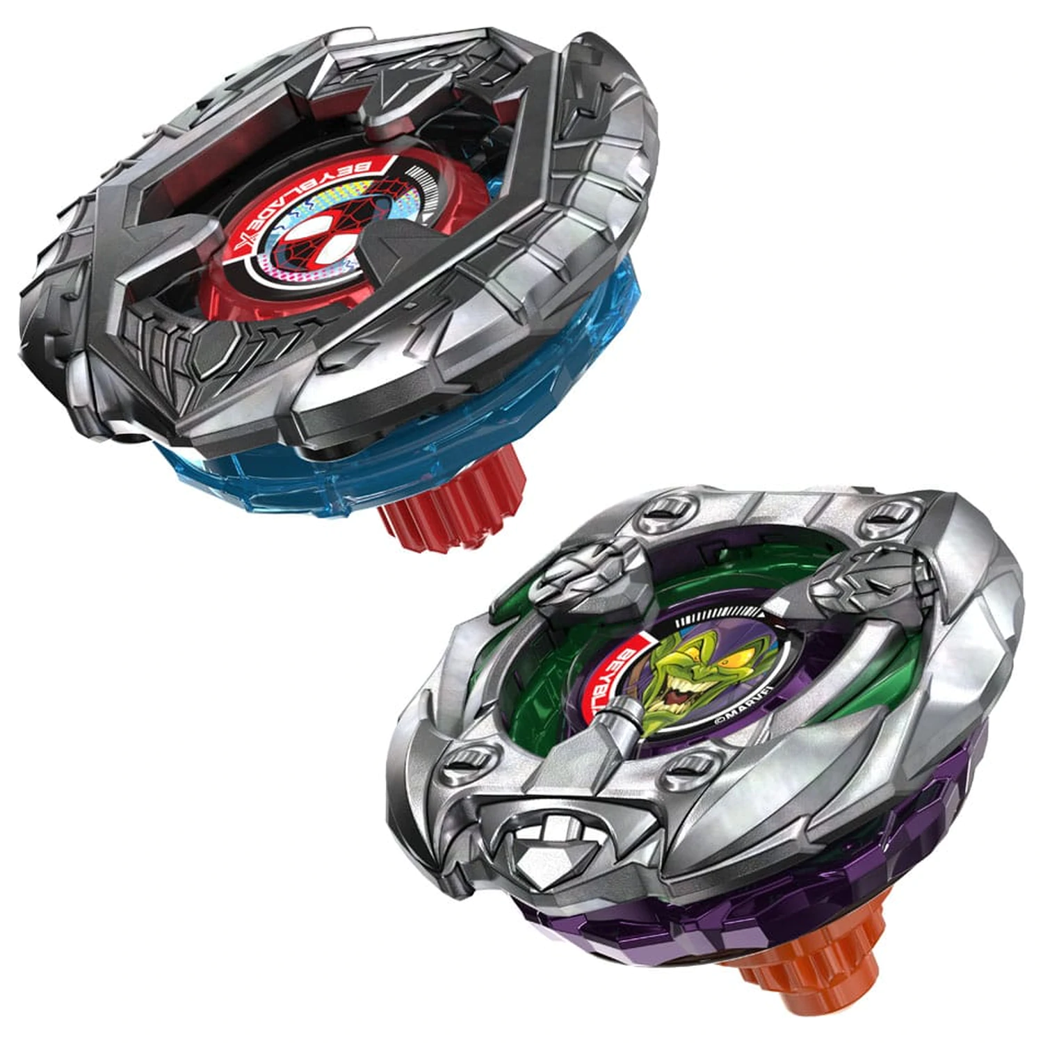 Beyblade X und Marvel Collab Miles Morales 1-60GN vs. Green Goblin 9-80HT Produktfoto