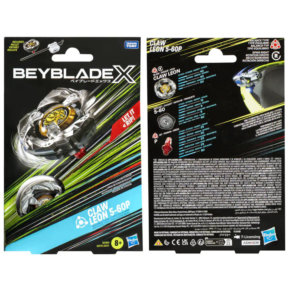 Beyblade X Claw Leon 5-60P Starter-Kit Spiel Produktfoto