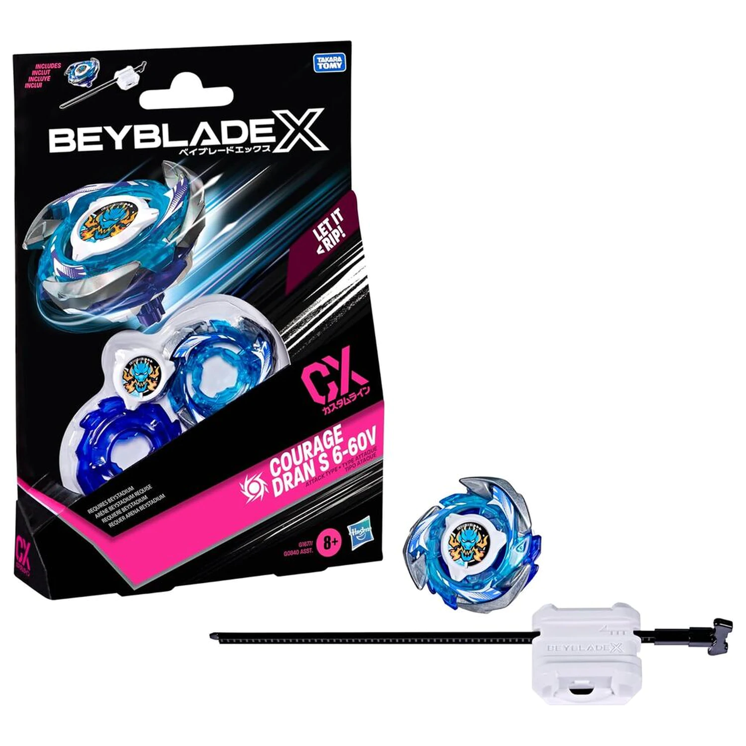 Beyblade X Courage Dran S 6-60V Kit Spiel Produktfoto