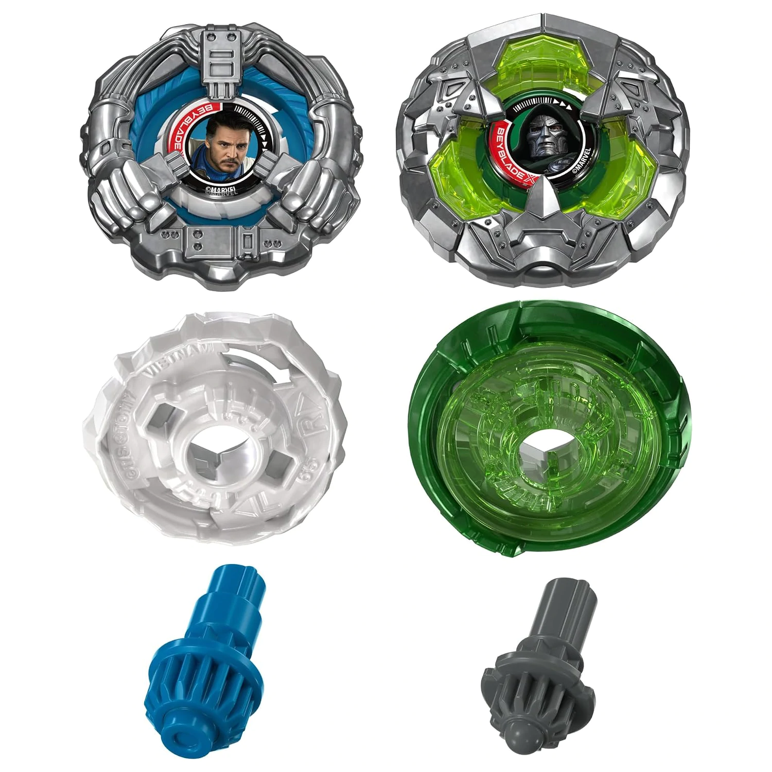 BEYBLADE X Mister Fantastic 9-65A & Doctor Doom 0-80LO Produktfoto
