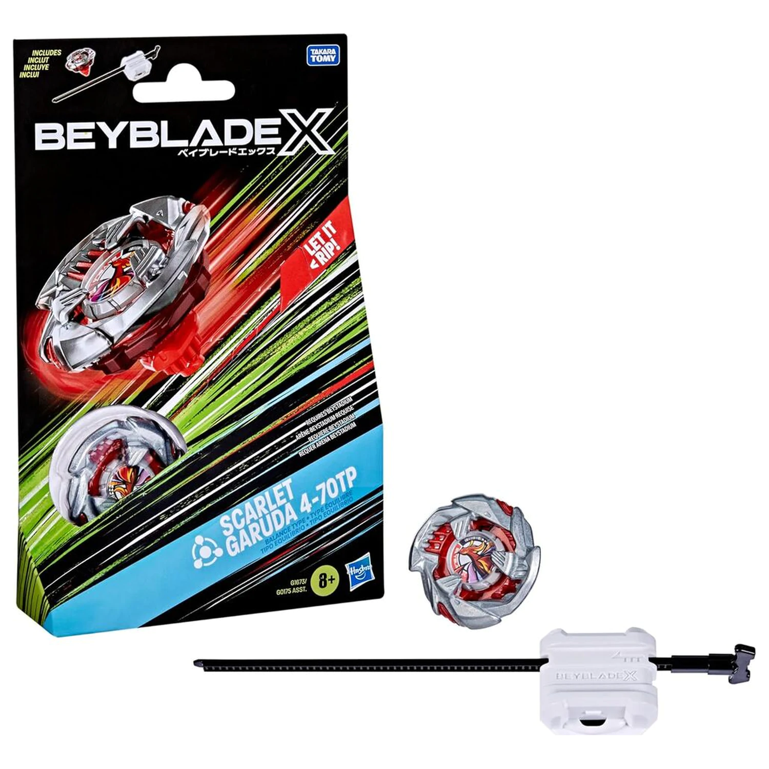 Beyblade X Scarlet Garuda 4-70TP Bausatz Spiel Produktfoto