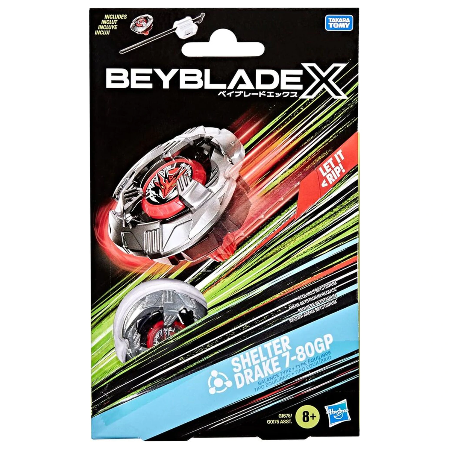 Beyblade X Shelter Drake 7-80GP Kit Spiel Produktfoto