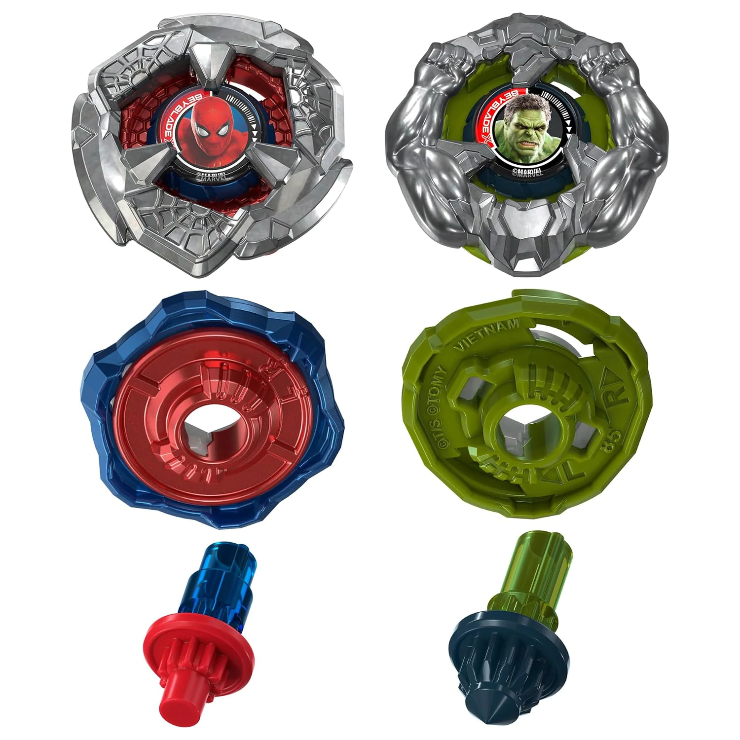 Beyblade X Spider-Man 6-60R & Hulk 3-85N Produktfoto