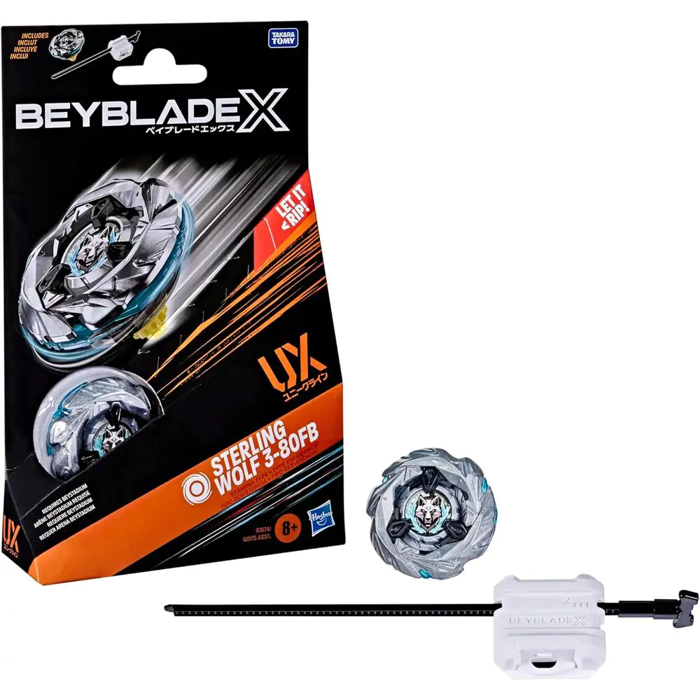 Beyblade X Sterling Wolf 3-80FB UX Starter-Set Spiel Produktfoto