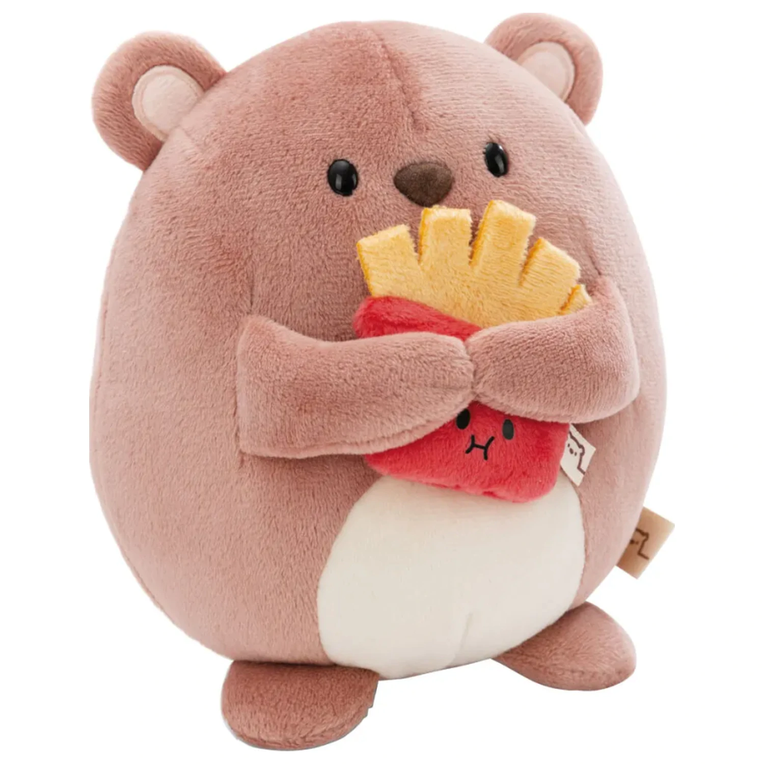 BIG FRIENDS Bear Nomo mit Pommes Plüschtier 27cm Produktfoto