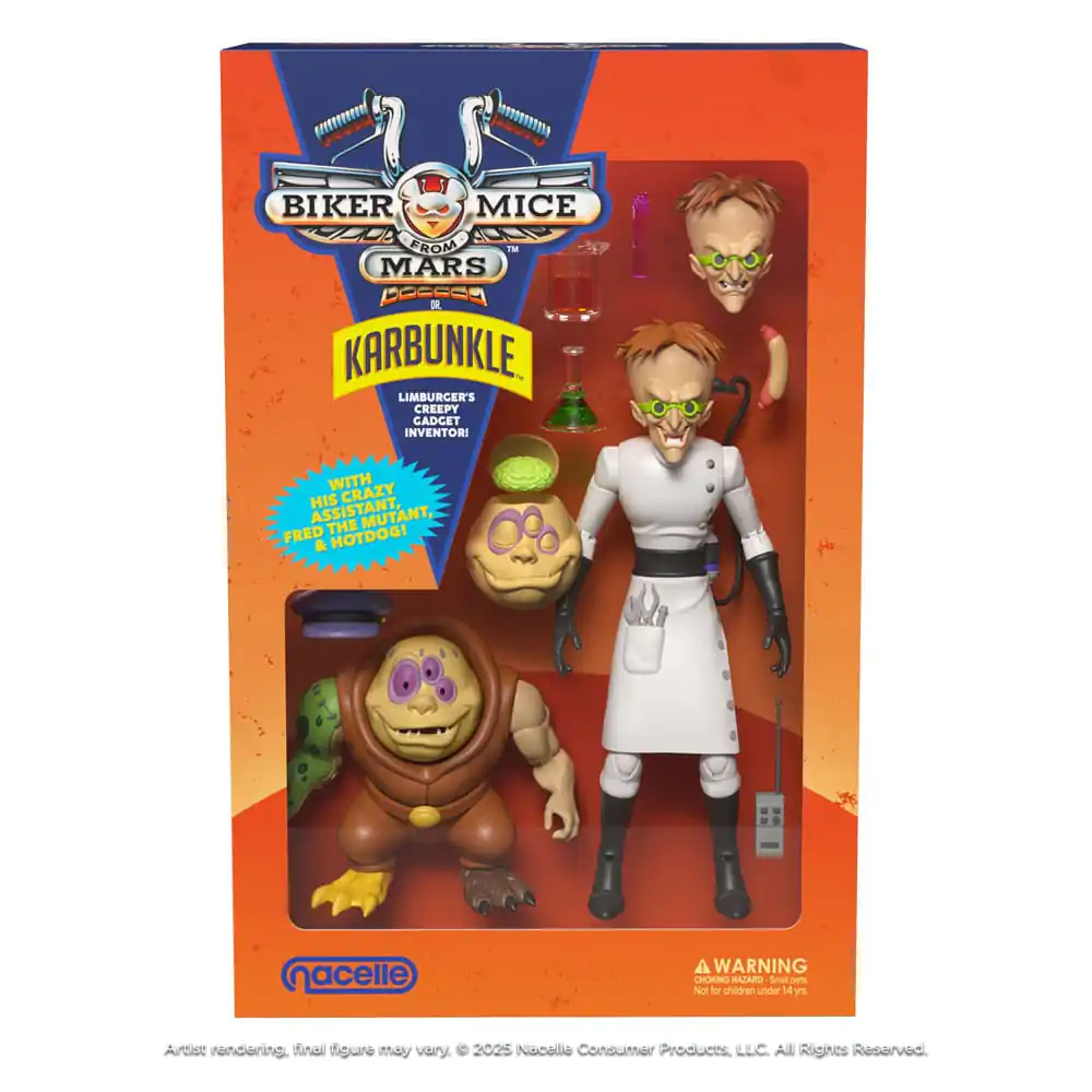 Biker Mice From Mars Action Figur Karbunkle & Fred The Mutant 23 cm Produktfoto