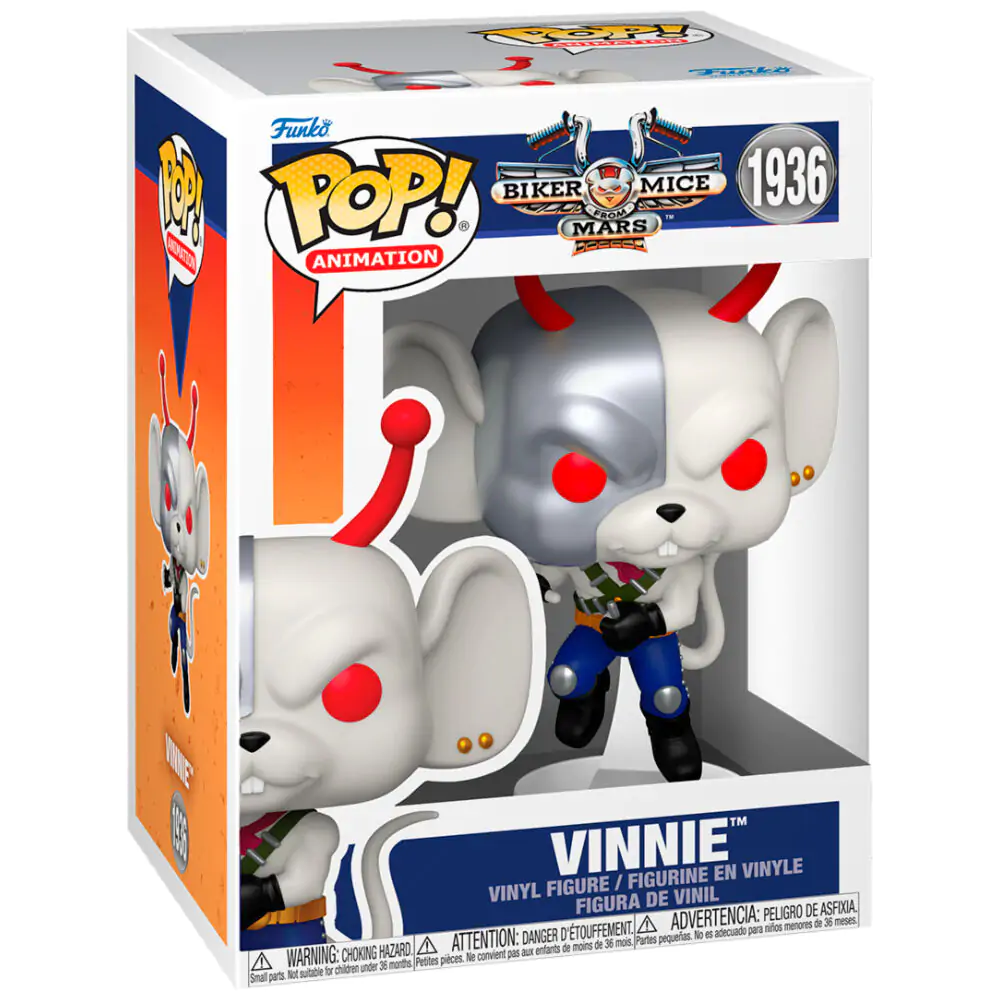 Biker Mice From Mars Pop! Animation Vinylfigur Vinnie 9 cm Produktfoto