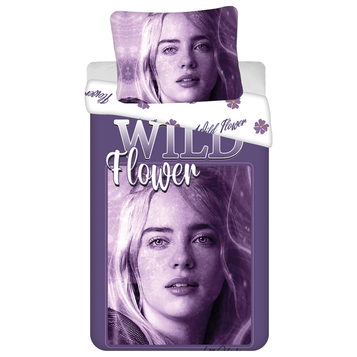 Billie Eilish Wild Flower Bettbezug Produktfoto