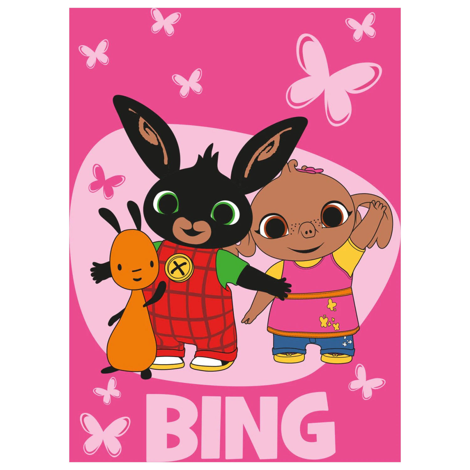 Bing Butterflies Fleece Decke Produktfoto