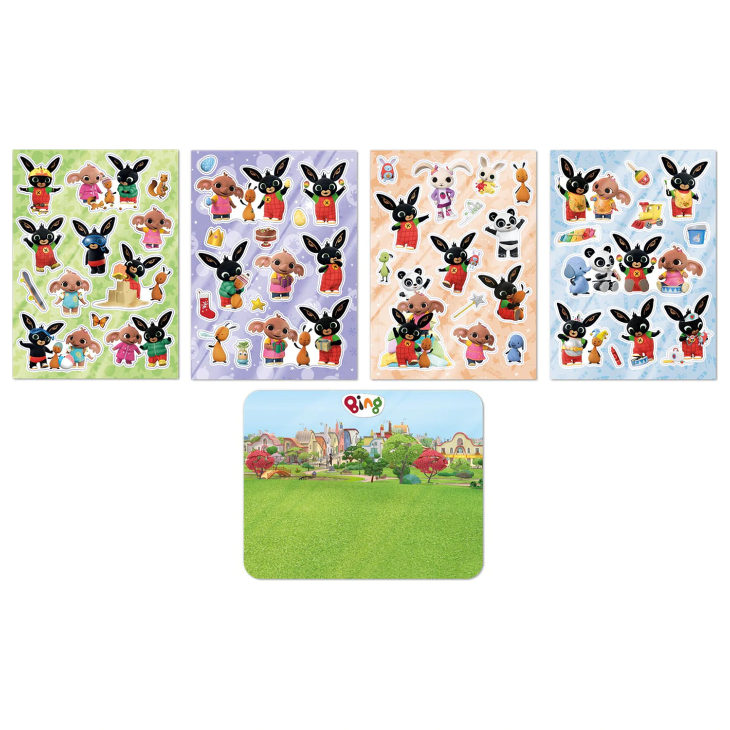 Bing Fun Fensteraufkleber Set Produktfoto
