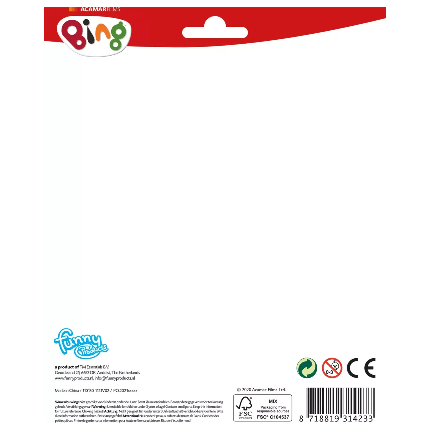 Bing Hoppity Aufkleber-Set Produktfoto
