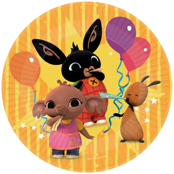 Bing Pappteller 8er-Pack 23 cm Produktfoto