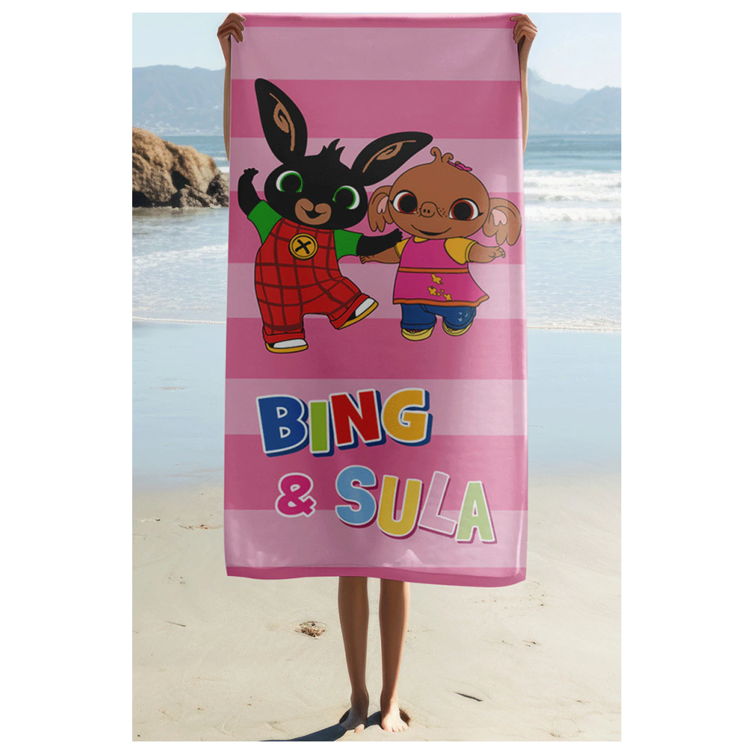 Bing Playing Together Handtuch 70x140cm Produktfoto